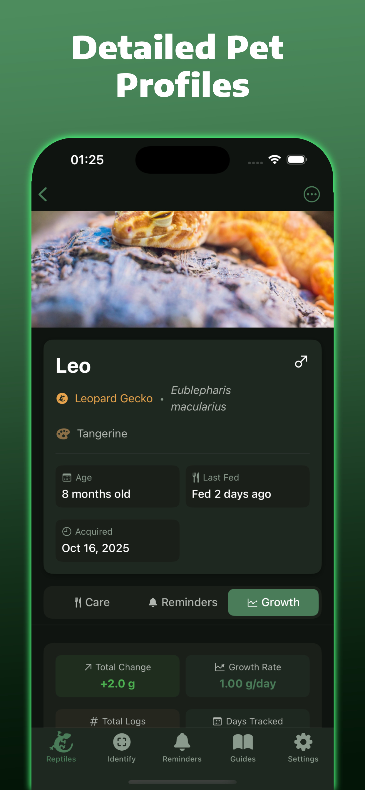 Growth tracking and weight monitoring